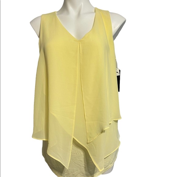 NWT AB STUDIOPopover woven sleeveless top blouse  size Medium - Picture 6 of 7